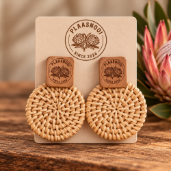 Plaasnooi Wicker Earrings