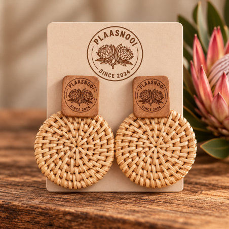 Plaasnooi Wicker Earrings
